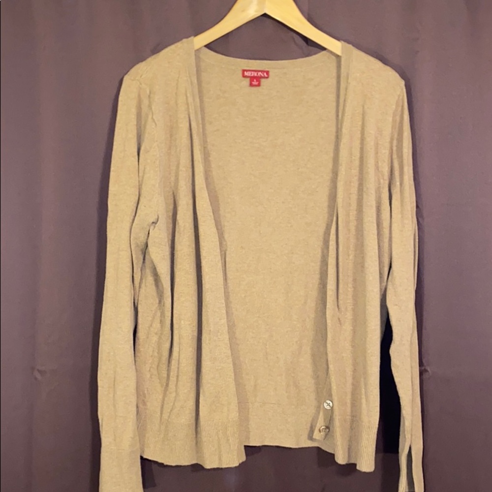 Merona Tan Cardigan